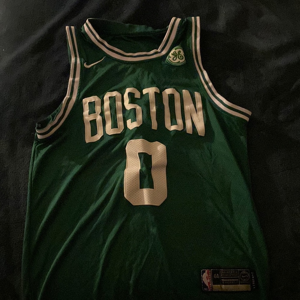 This a Celtics jersey with Jason Tatum